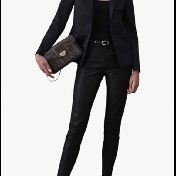 💖 Reiss Turner Textured Blazer, Navy - Picture 2 of 10